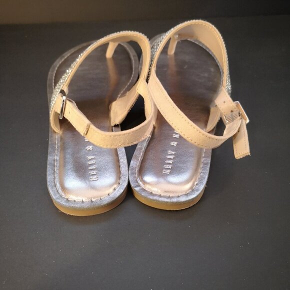 Kelly & Katie Ladies Silvya Flat Thong  Size 8.5 Bling Sandals - Picture 7 of 10